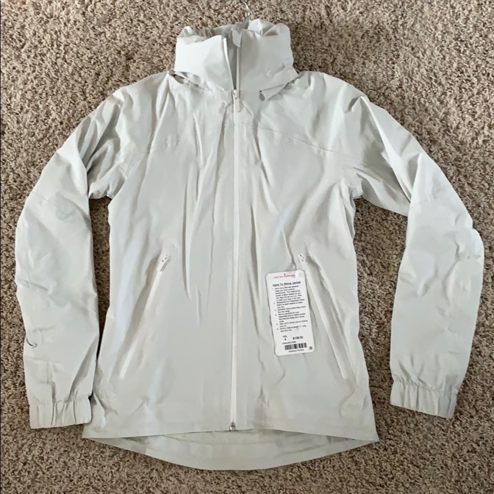 NWT Lululemon Here To Move Jacket ocean mist 4